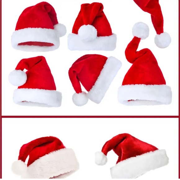 Lot de 5 chapeaux de Noël très bonne qualité (5 Christmas hat) one size - Picture 1 of 2